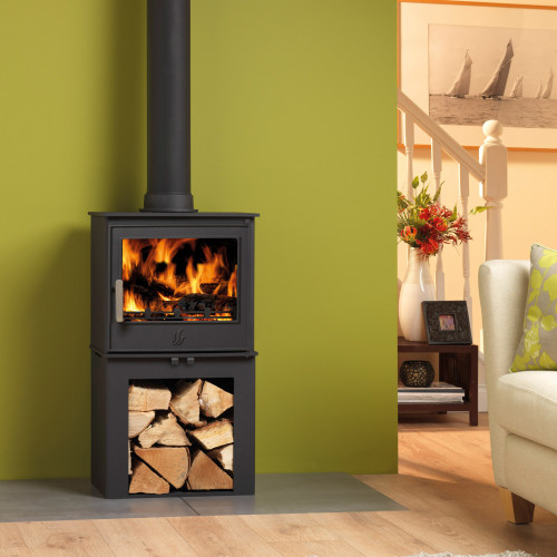 Modern design - wood burning stove